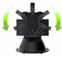 Unique Commercial LED High Bay Lighting 100W Black Shell 250 MH Lamp for Outdoor Advertising Illumination