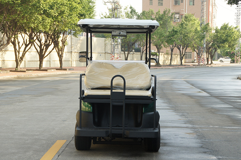 Folding Back Seats Electric Golf Cart 4 Seats CE Approved