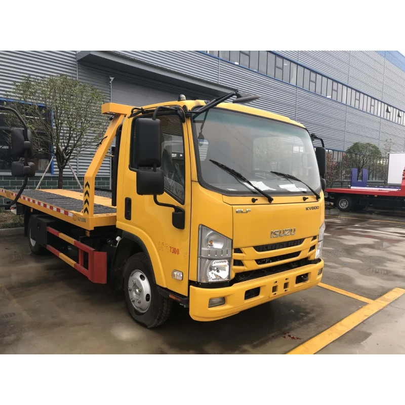 4tons 5tons 8tons Road Wrecker Truck , Wrecker Towing Truck 130HP