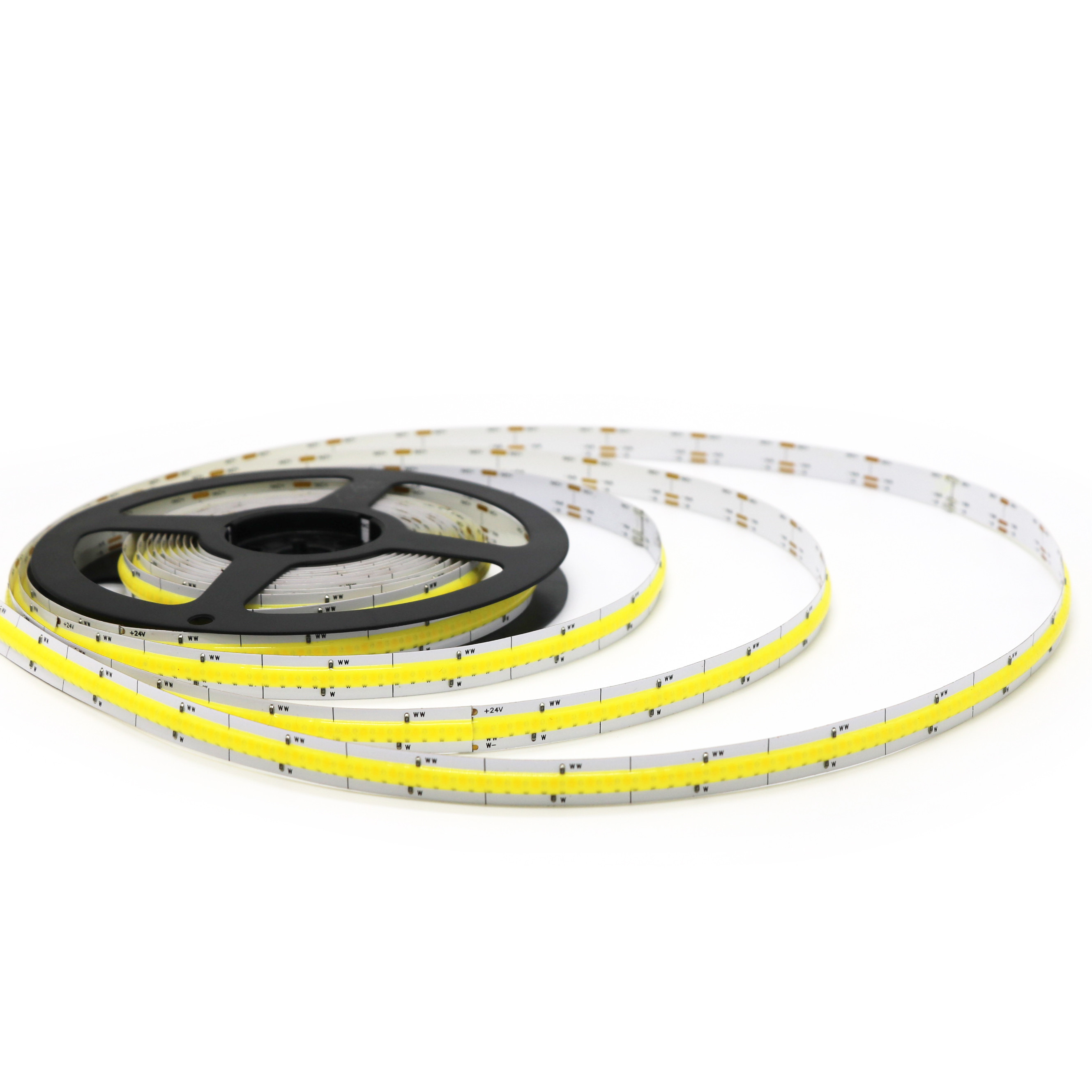 Dimmable Cob Led Light Strip Cct Cri80 No Dot Led Strip Lights 12v 24v