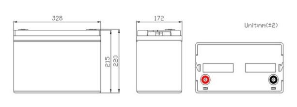 Waterproof RV Motorhome Lithium Battery 12.8V 100AH LiFePO4 Battery With BMS