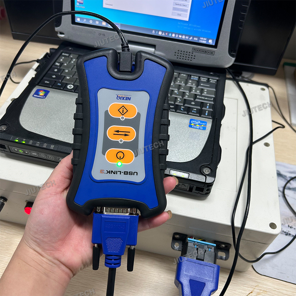 For NEXIQ-3 USB Link Bluetooth Diesel Truck Diagnostic Tool OBD Fault Detector Heavy Duty Scanner