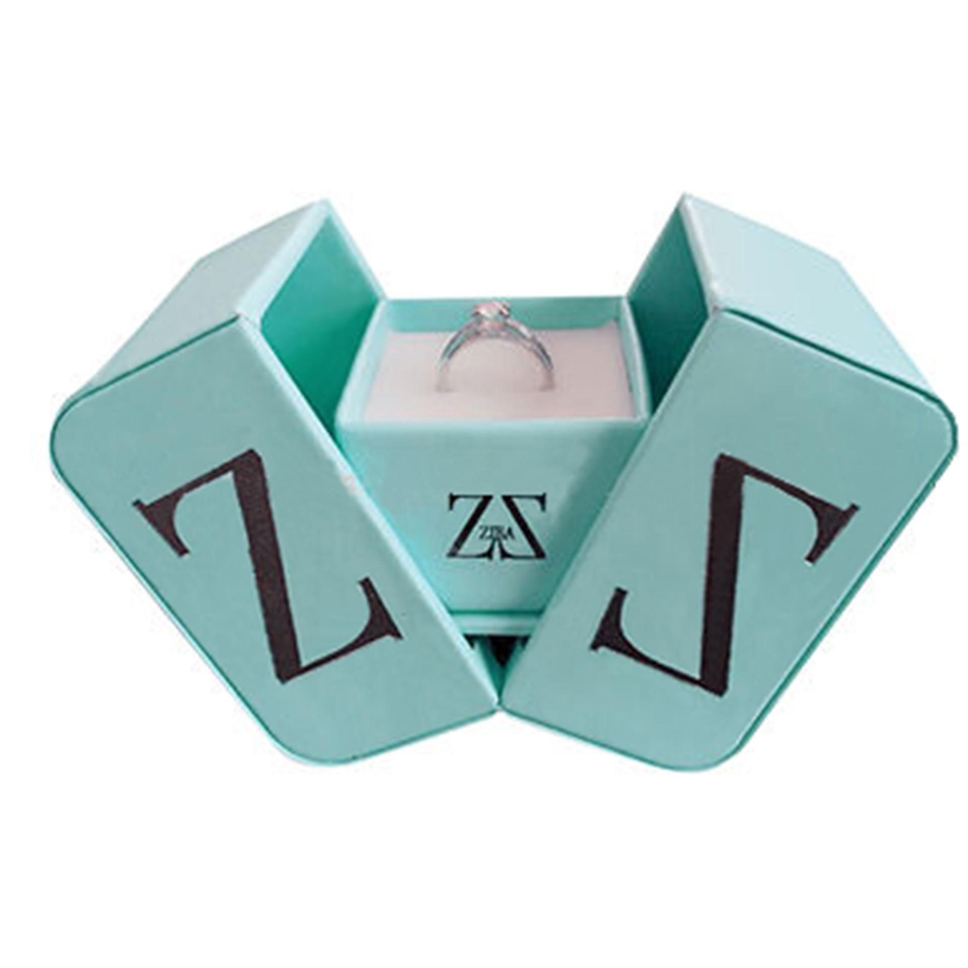 Black matte Paper Folding Box Rigid Foldable Boxes ISO 9001