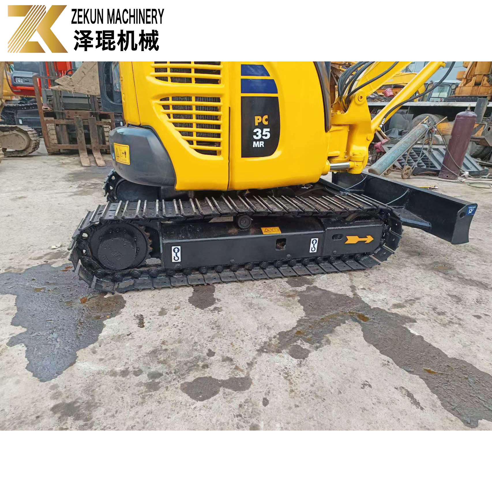 Secondhand Komatsu PC 35MR-3 Used Crawler Excavator From Japan