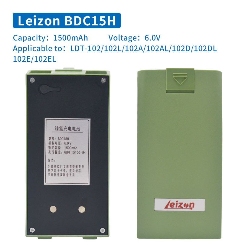 Leizon Theodolite Battery BDC15H Nickel-hydrogen Battery RUIDE/TiANYU BDC15L Lithium Battery