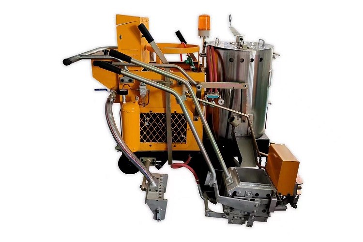 5.5HP Gasoline Car Park Road Line Marking Machine Moving Speed 12km/H