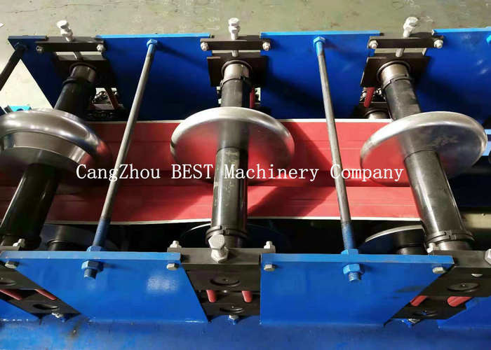 Metal Roof Ridge Cap Roll Forming Machine / Corrugated Roof Sheet