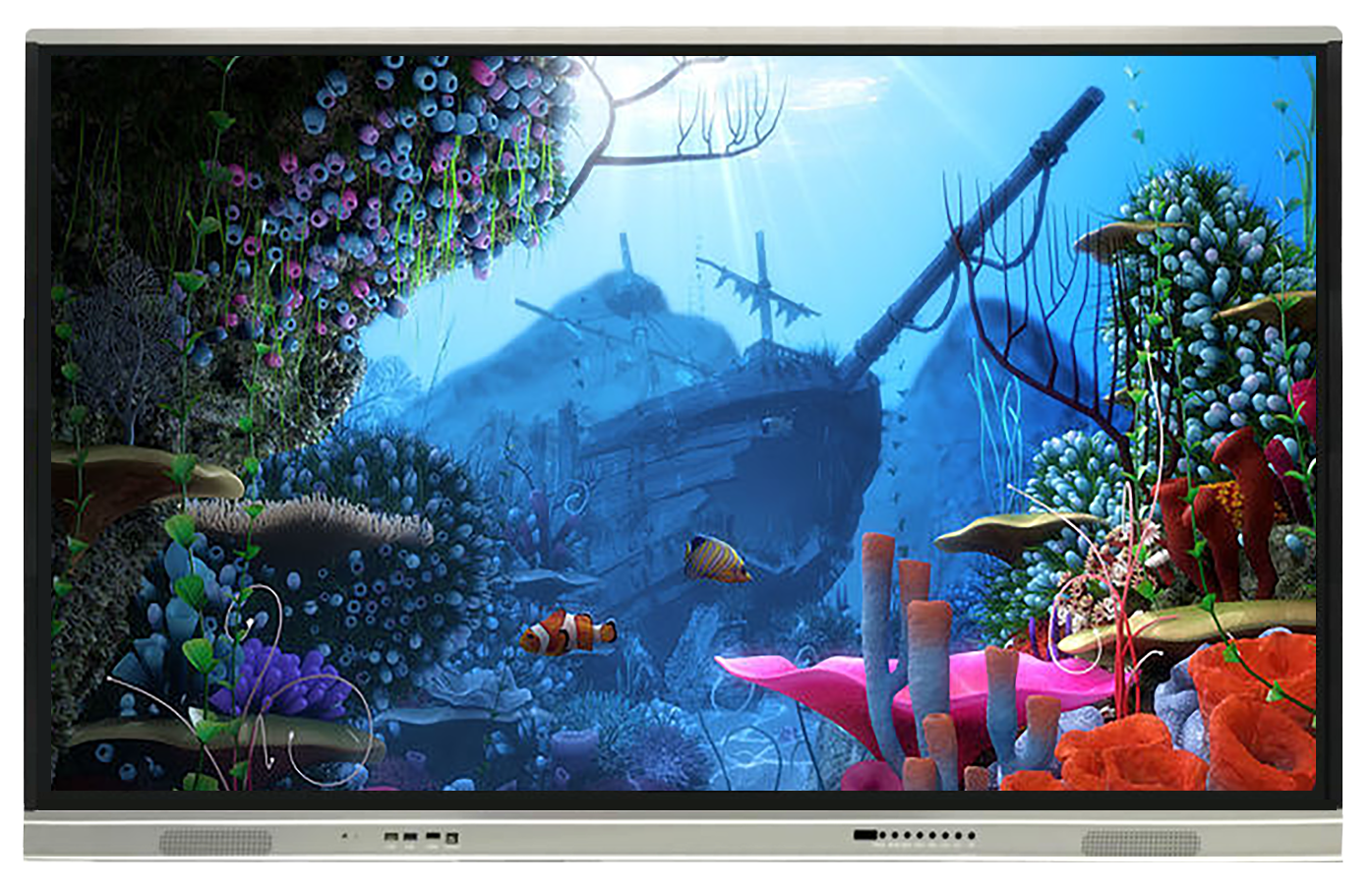 Factory Wholesale Cheap price Built-in Android System Upgrade Made Simple Interactive whiteboard Flat Panel Display with Infrared Touch and Remote