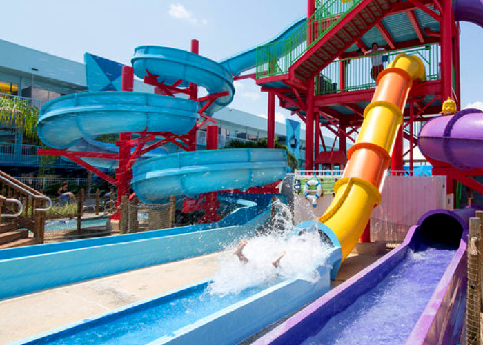 Fiberglass Swimming Pool Water Park Slide Tubes Small Occupation Land