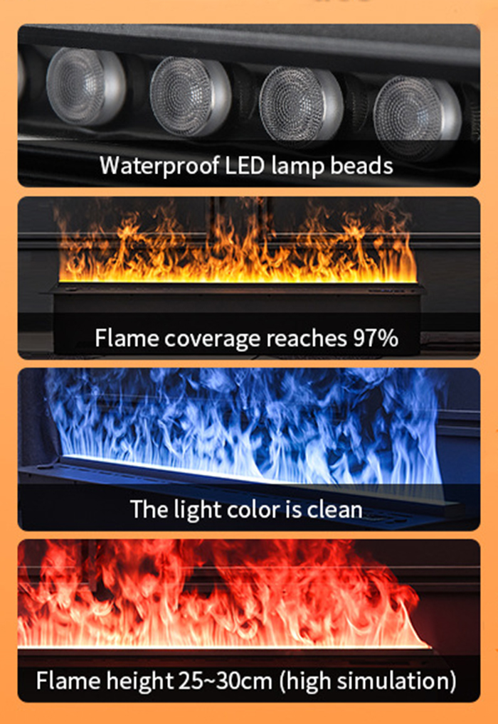 water vapor fireplace