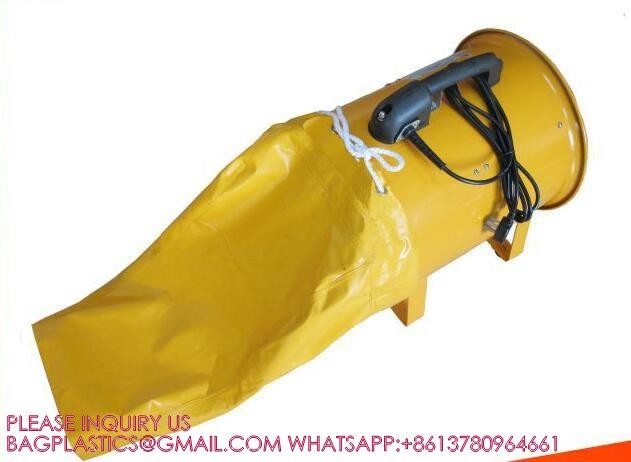 Ventilation Confined Limited Spaces Air Supply 200mm 5m Fire Resistant PVC Flexible Air Duct