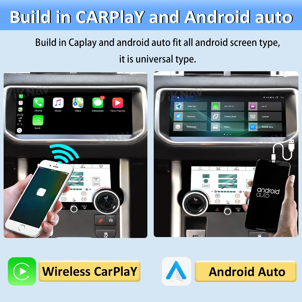 10.25 Inch Android Car Stereo Radio For Land Rover Evoque L551 L538 2012-2018 GPS Navigation Touch Screen DVD Player