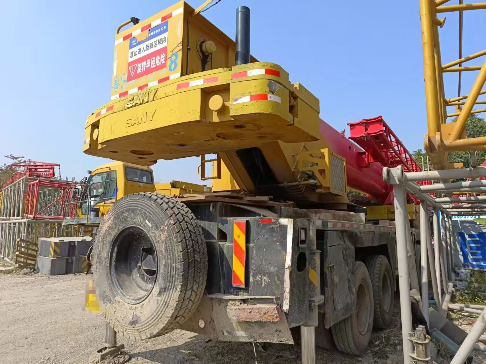 2018 Mobile Truck Crane For Sale 80 Tons Direct Source Max Working Height 50 Meters
