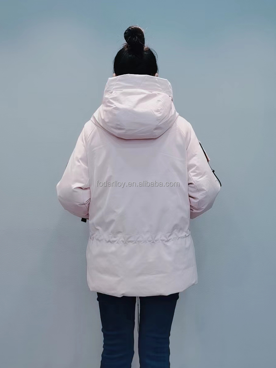 FODARLLOY F22567 Ladies Warm Hooded Cotton-padded Clothes Women Slim Long Winter Jackets Women Coats