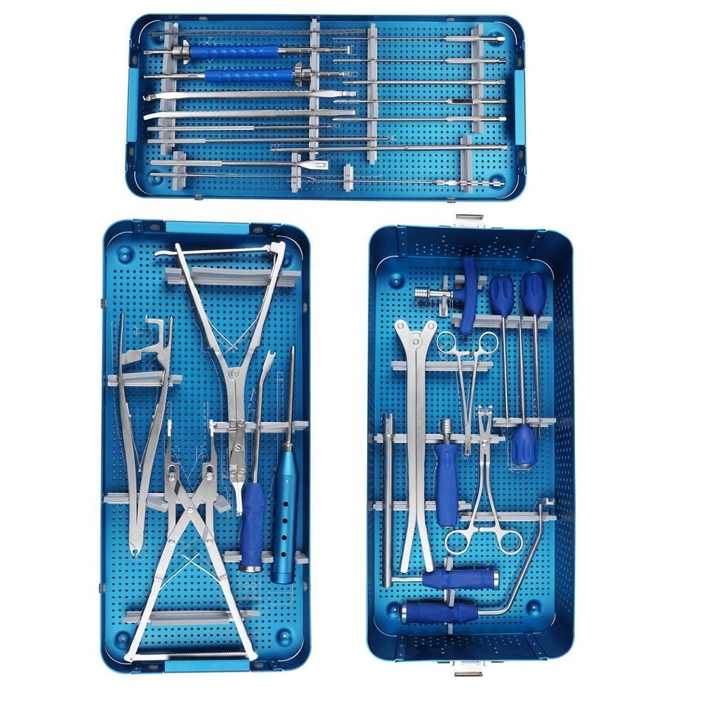 CE Marked Spinal Pedicle Screw System Set Orthopedic Surgical Implants