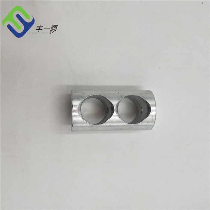 Crossed Wire Playground Rope Connector Parallel 16mm Aluminium