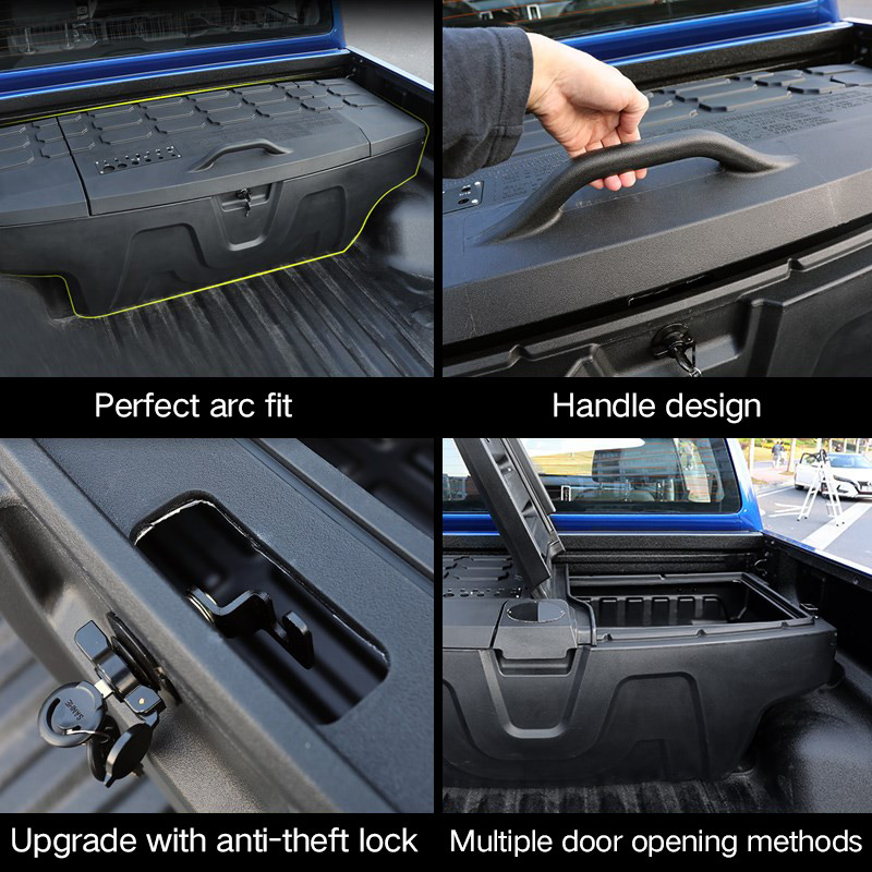 Shockproof Ford Ranger Pickup Bed Extender UV Protected PE Plastic