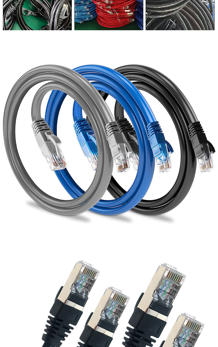 1M 3M 5M UTP FTP STP SFTP Shield Cat5 Cat5e Cat6 Ca6a Cat7 RJ45 connector Lan Network Ethernet Patch Cable