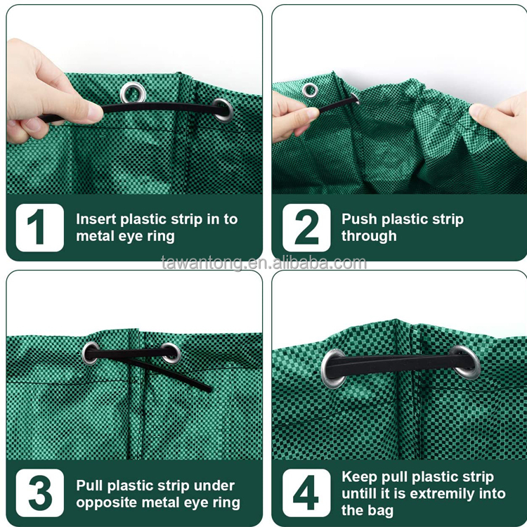 150gsm Heavy Duty PP Garden Bag Leaf Bag The Perfect Solution for Room Space Selection