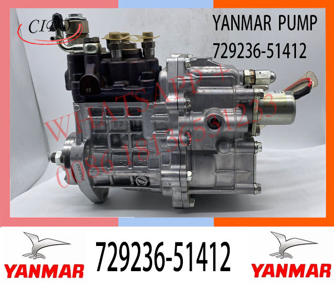 729236-51412 YANMAR Diesel 4TNV88 3TNV88 Engine Fuel Injection Pump 729242-51380