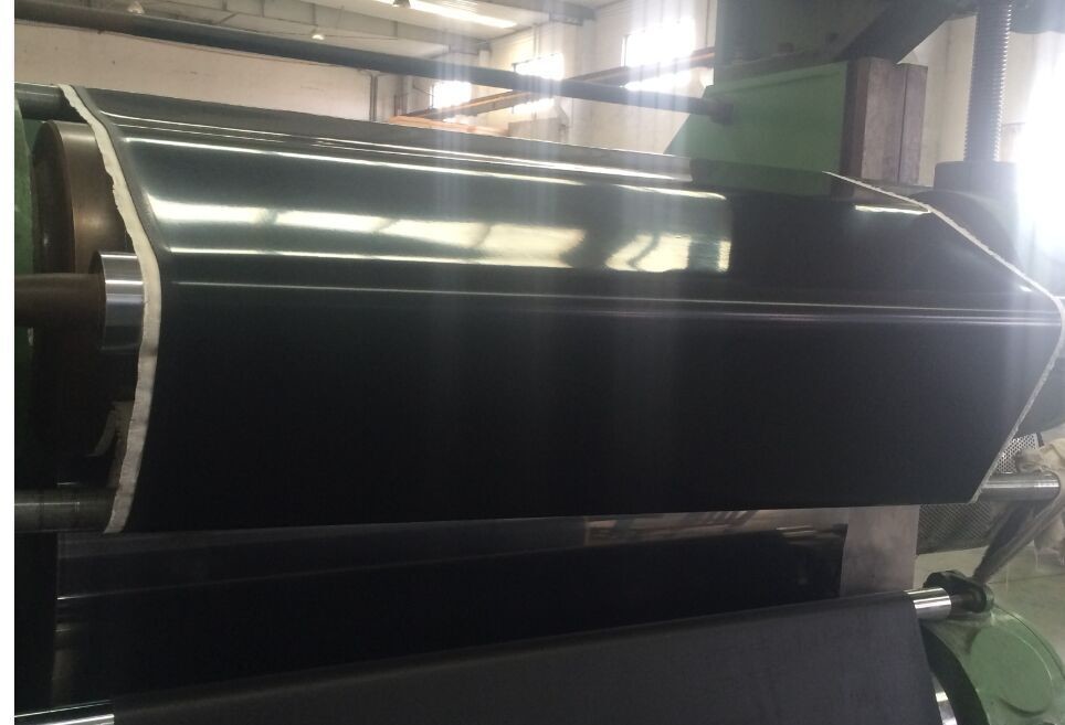 Black Industrial Rubber Sheet 80+-5 Shore A Hardness 6-12Mpa Tensile Strength