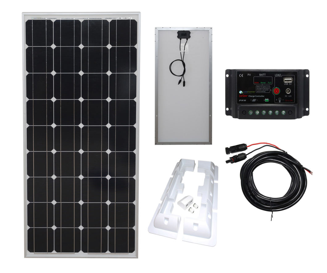 12V 100W Mono Solar Panel for Home Solar System