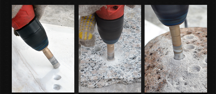 Diamond Drill Bit Set Vacuum Brazed Diamond Drilling Core Bits Drills Hole Saw Hole Cutter For Porcelain Marble