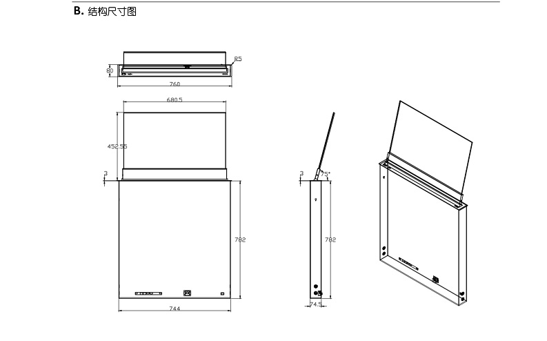 OLED display pin definition diagram