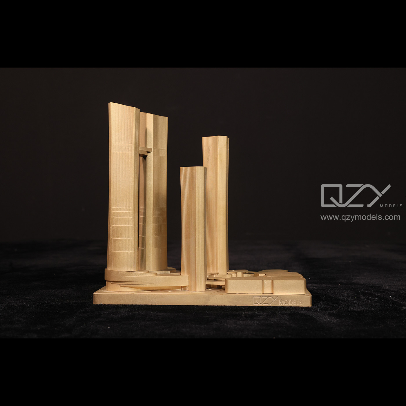 Shenzhen Baishizhou Architectural Site Model 1/1000 Skyscrapercity Scale Models