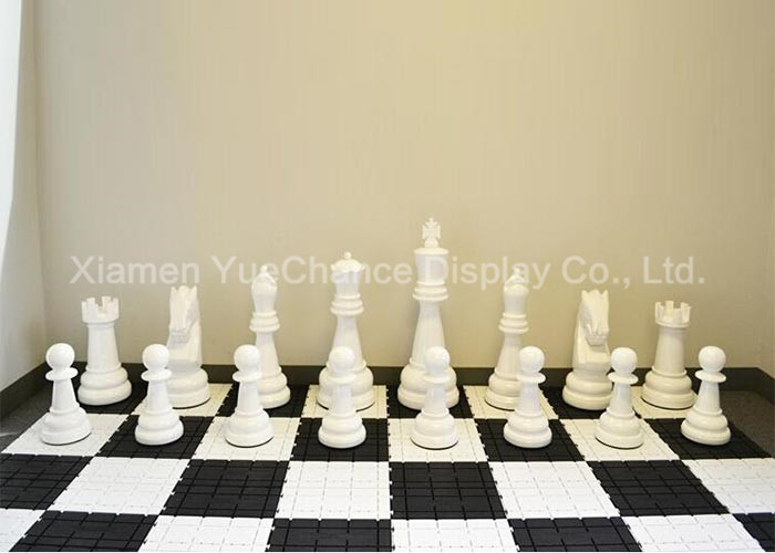 Large Size Window Display Decorations Decorative Fiberglass Chess Pieces