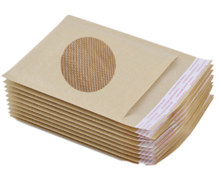 100% Kraft Paper Courier Delivery Bag Honeycomb Paper Cushion Mailer