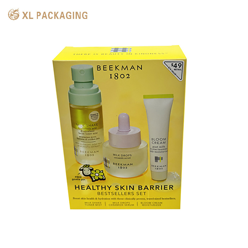 Custom Skin Care Box Cosmetic Carton Folding Packaging Tuck Top Custom Printed Cosmetic Paper Box Packaging