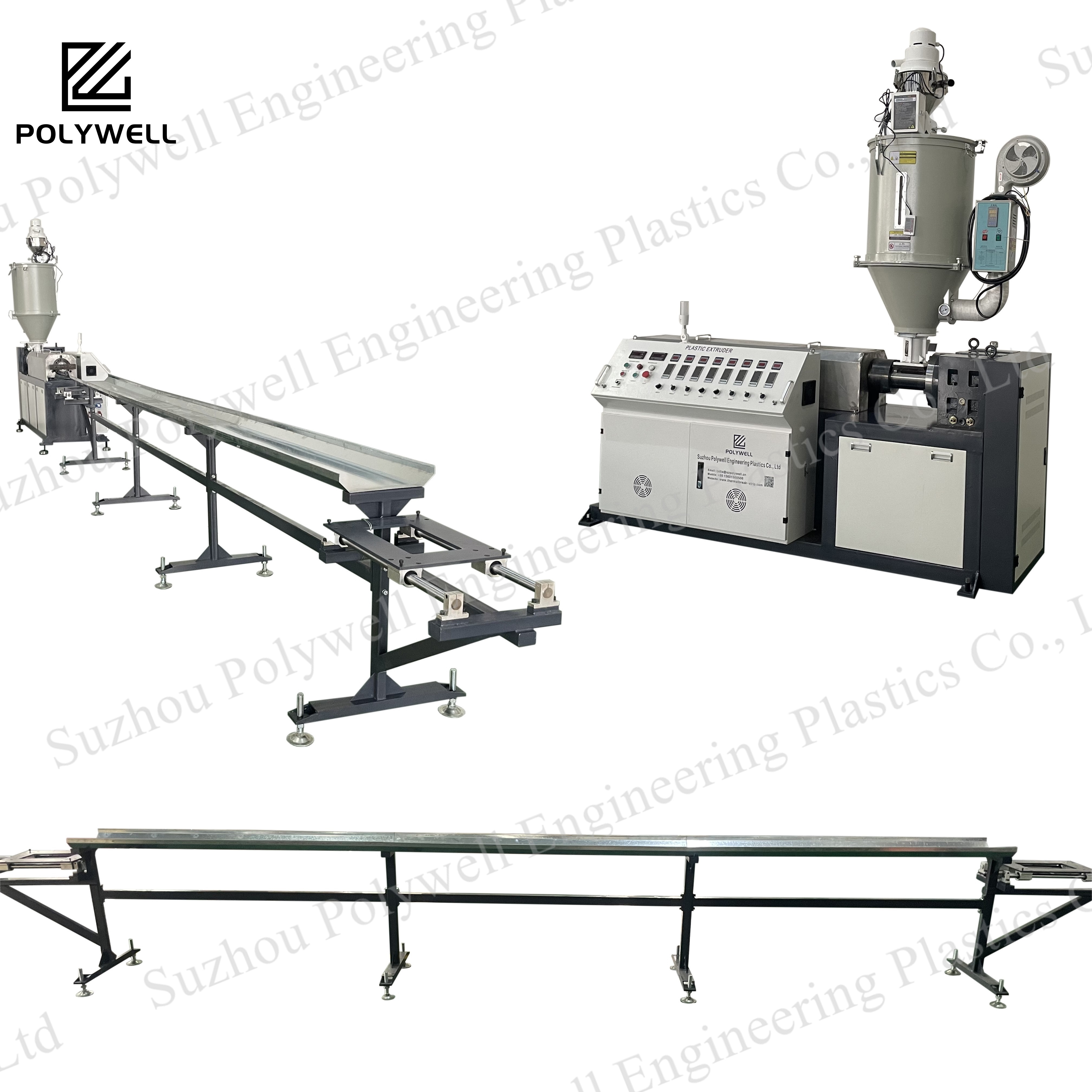 High Tech Fully Automatic Extrusion Machine for Polyamide Strip Plastic Extrusion Equipment
