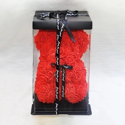 Popular and Premium wholesale Foam/PE Rose Bear For Valentines Day Gifts