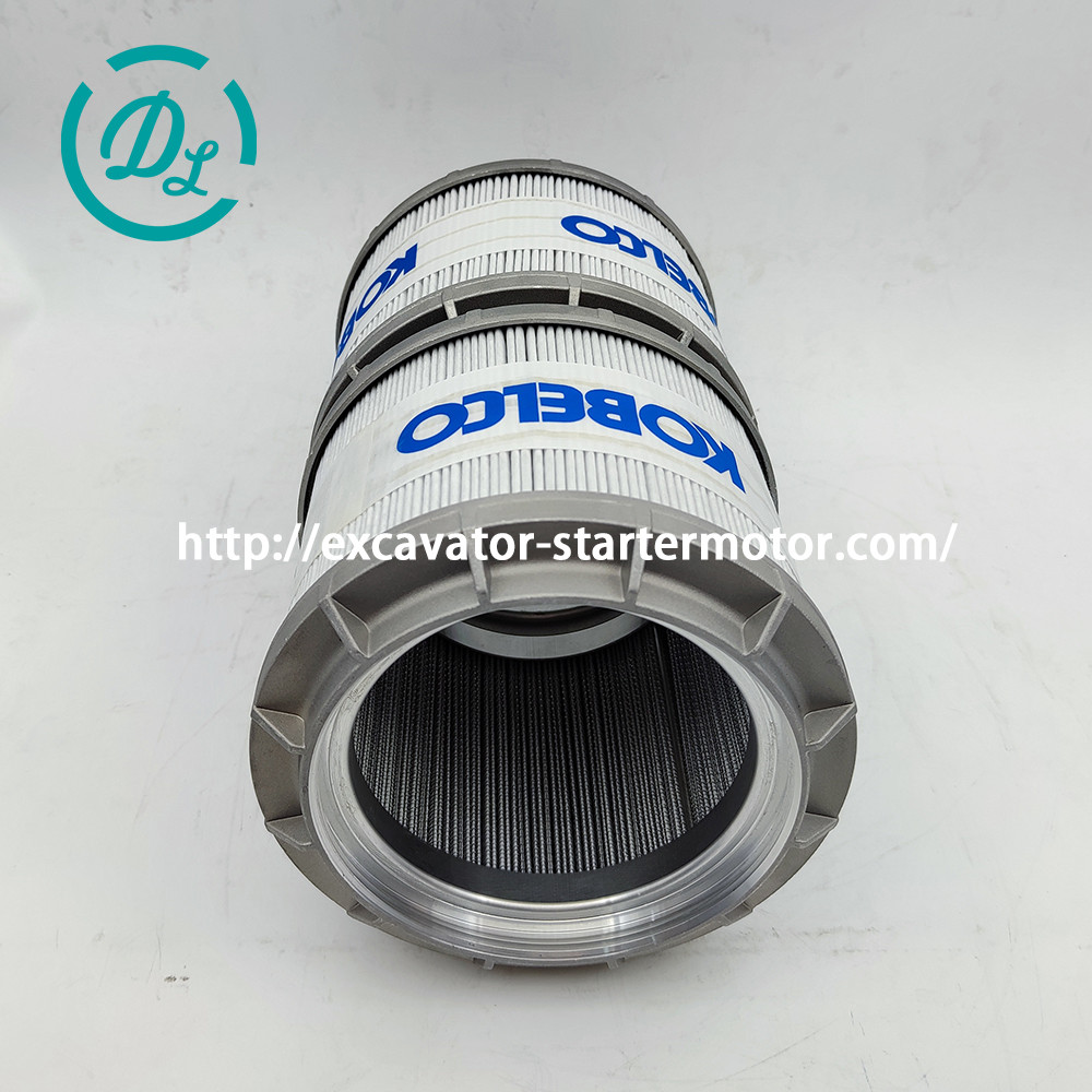 YN52V01016R610 Excavator Hydraulic Filter Fit Kobelco SK200-8