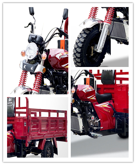 175CC Engine Water-cooled Three Wheeler Tricycle Motorcycle for Light Loading 3500 mm