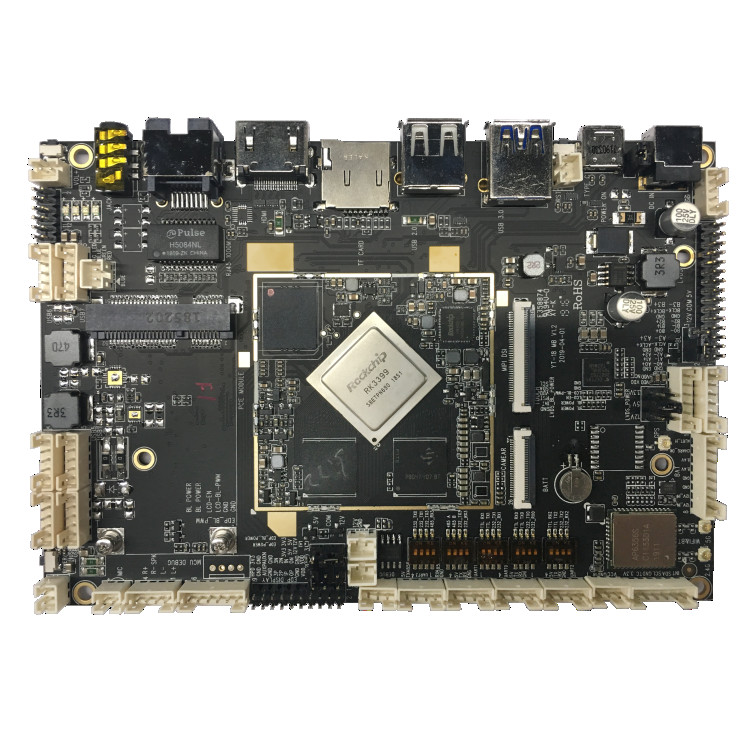 RK3399 6 Cores PCB Motherboard 2GB Main Frequency WiFi BT5.0 / EDP display
