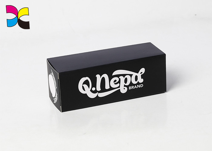 Rectangular Custom Packaging Boxes , Black Color Matt Lamination Magnetic Folding Gift Box