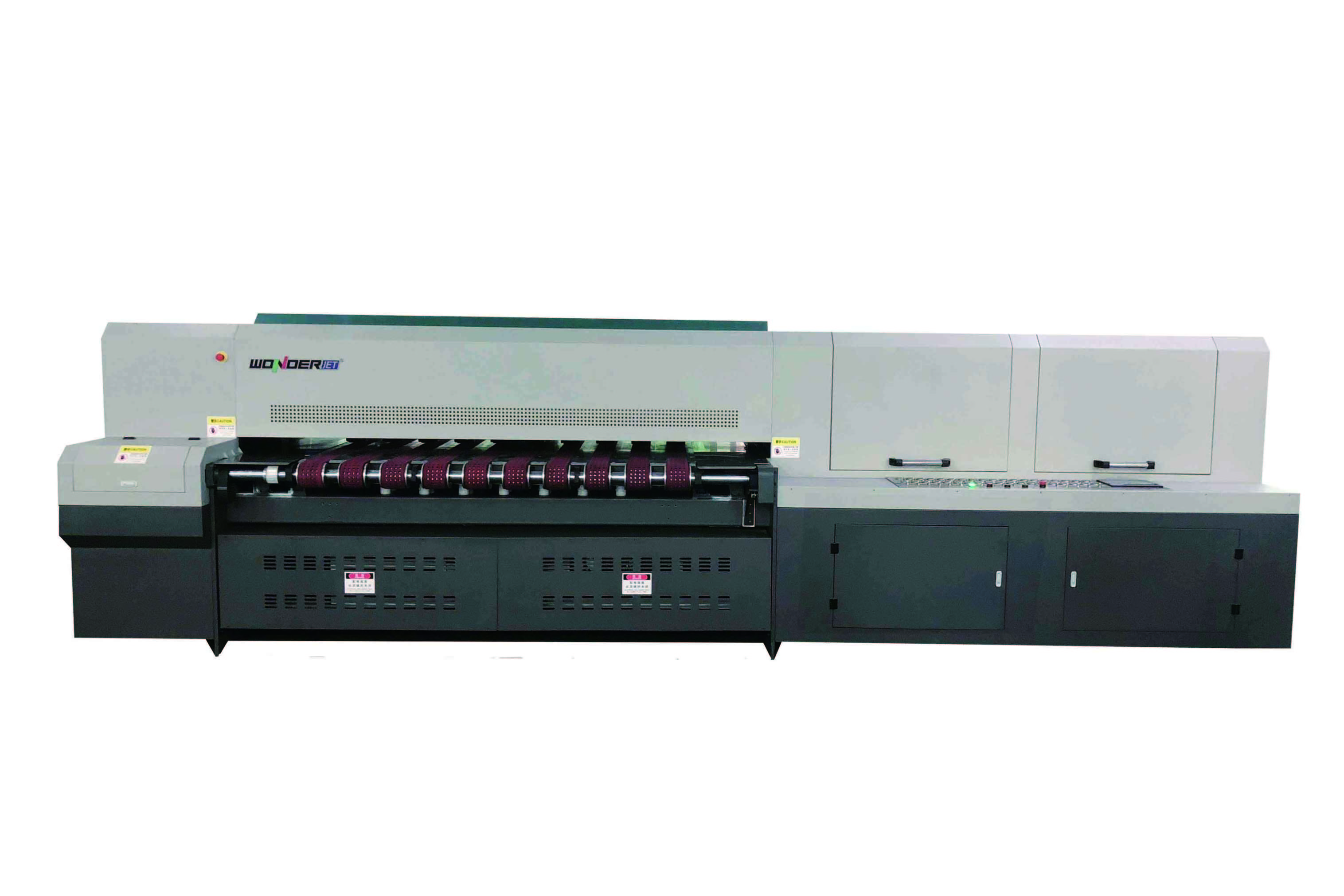 Corrugated Carton Digital Inkjet Printer Black Color High Production Capacity
