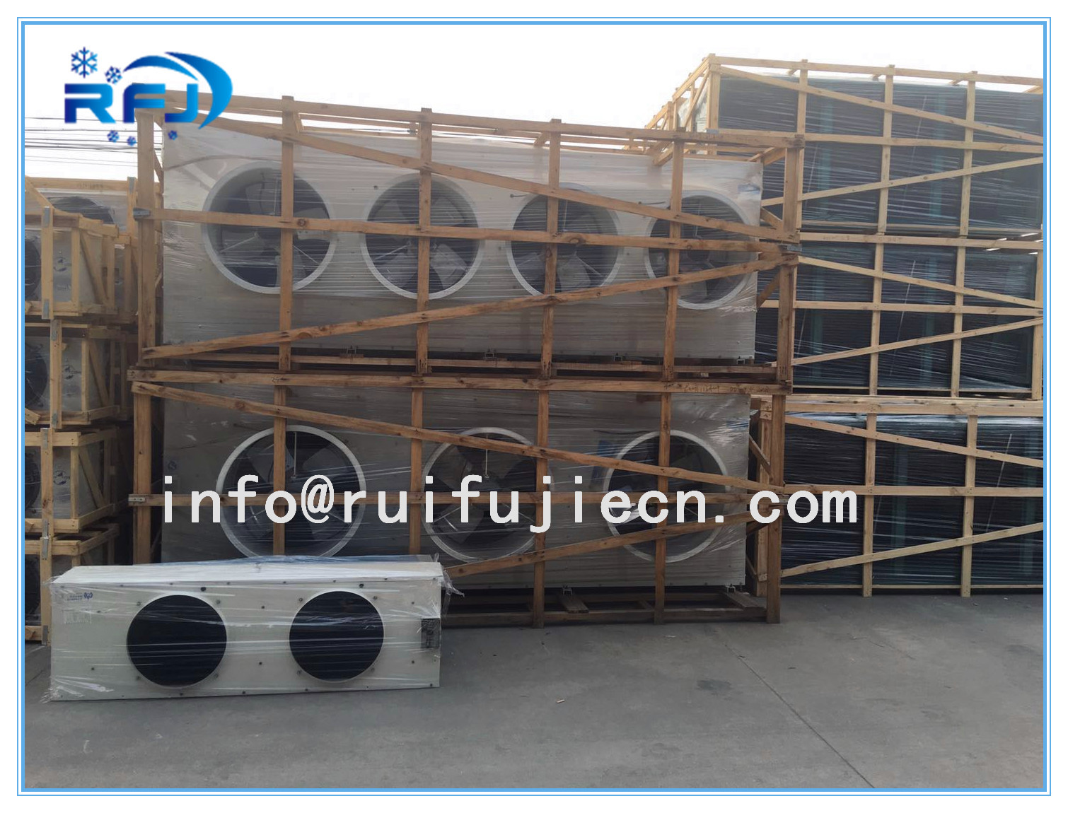 CE Approval Air Cooled Condenser Unit 380V / 220V Medium Temperature