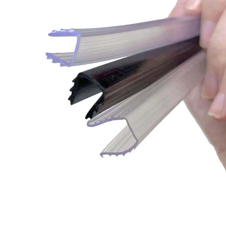 20-90 Shore Hardness Waterproof Shower Door Sealing Strips for Customized Glass Doors