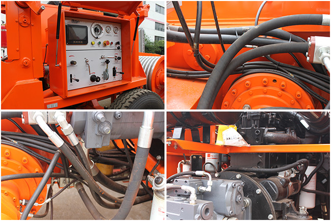 Low Noise Stringing Equipment Hydraulic Cable Puller Cooling System Liquid