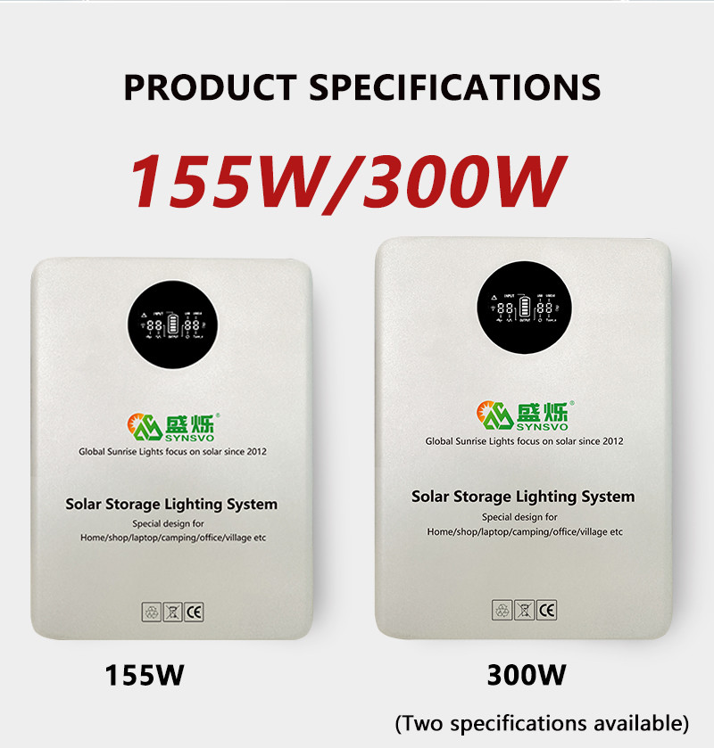 22*30cm Portable Solar Generating Systems Versatile Design Wall Mounted