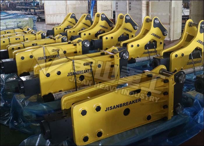Soosan SB50 Hammer Rock Breaker 100mm Chisel , Yantai Hydraulic Hammer Side Type
