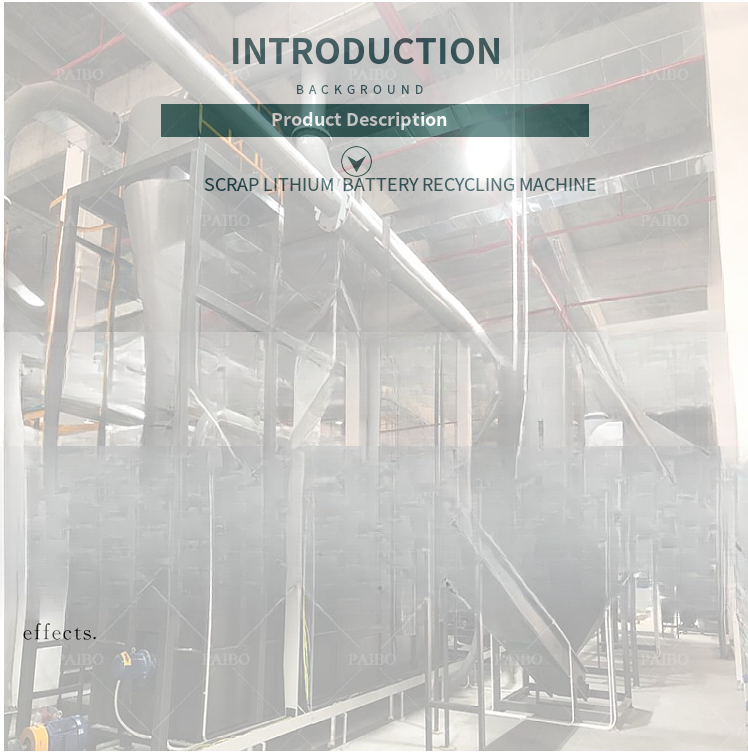 Fully Automatic Lithium Battery Recycling Plant for Cobalt Acid Lithium Graphite Powder