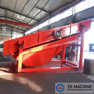 China Linear Vibrating Screen Machine High Classification Precision Reliable Performance on sale