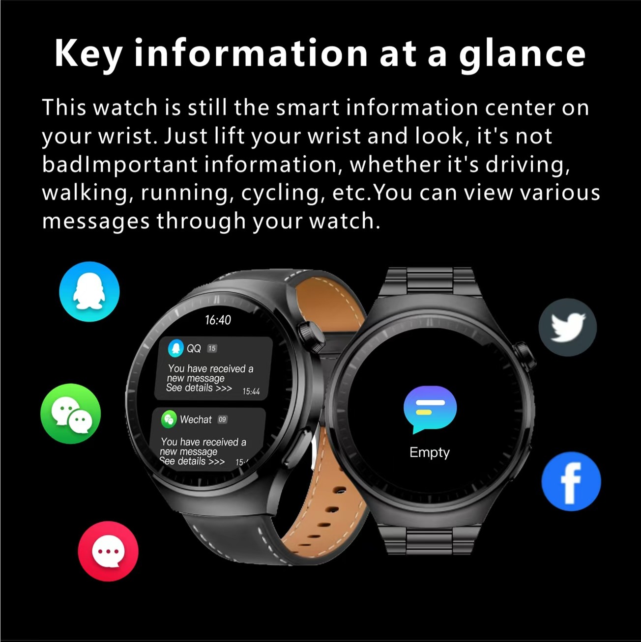 S20 Max Smart Watch IP67 Fitness Tracker Leather Belt Smart Watch With Rugged Screen