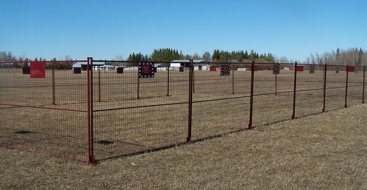 Interpon Powder Coated Blue Construction Temporary Fence Height 6’/1830mm*Width9.5’/2900mm Spacing4"x12"/100mmx300mm