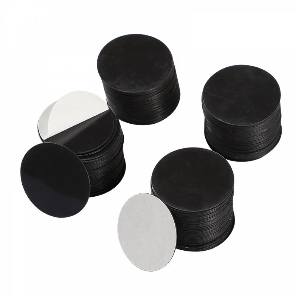 Magnet Removable Ferrous Nano Gel Pads Round Shape DIY Self Adhesive