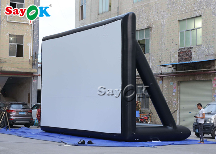 Inflatable Cinema Screen Outdoor Party 9m PVC Inflatable Projector Cinema Screen